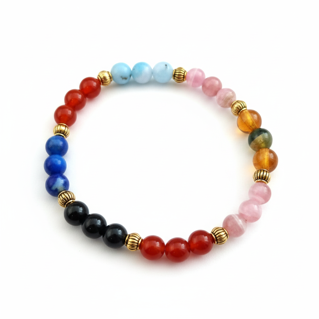 Bracelet 7 Chakras Multicolore