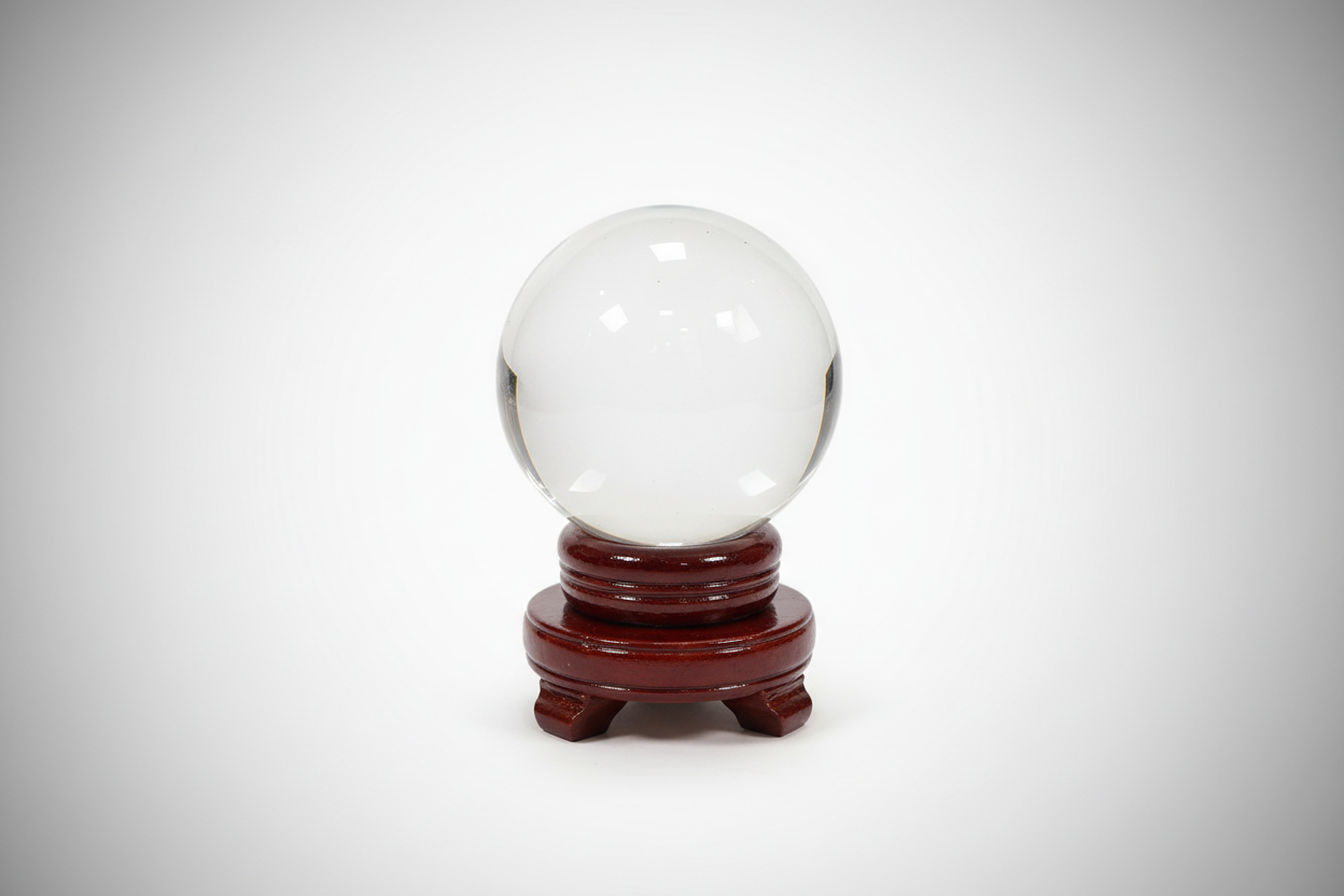 Boule de cristal avec socle