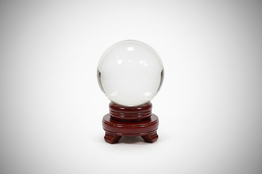 Boule de cristal avec socle