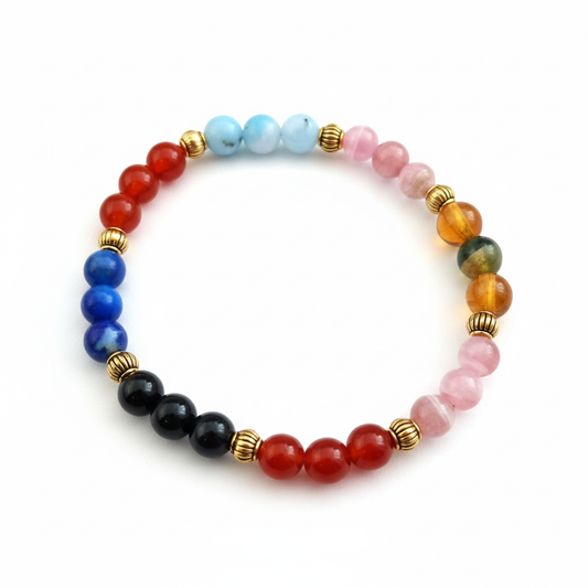 Bracelet 7 Chakras Multicolore