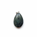Pendentif Agate Mousse – Pierre Naturelle Goutte